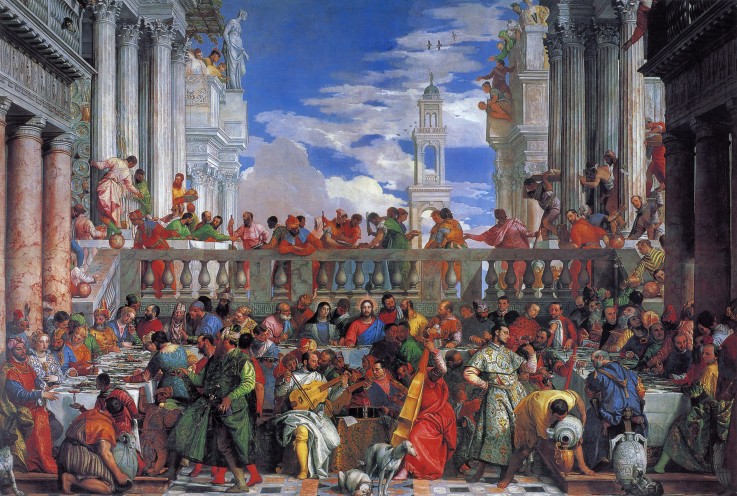Die Hochzeit zu Kana von Veronese, Paolo (eigentl. Paolo Caliari)