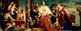 Die Madonna mit der Familie Cuccina