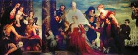 Die Madonna mit der Familie Cuccina. 1571