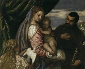 P.Veronese, Mary with Child a.M.Spaventi