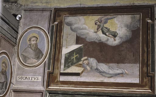 Dem Heilige Franziskus erscheint ein Engel von Vetralla Latium