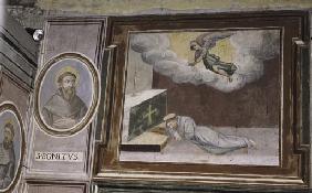 Dem Heilige Franziskus erscheint ein Engel 1650