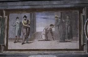 Der Heilige Franziskus heilt einen Krueppel 1650