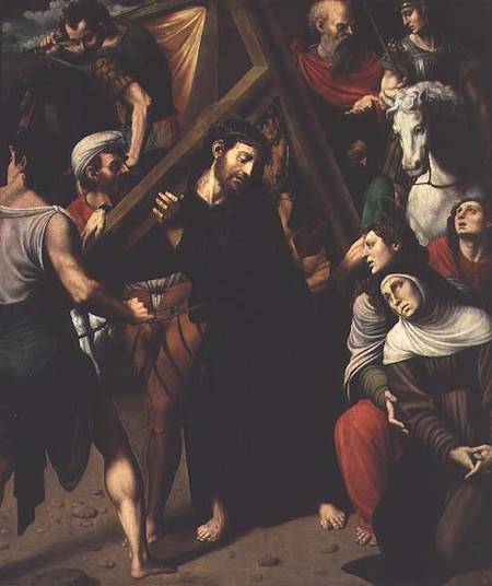 Christ Carrying the Cross von Vicente Masip