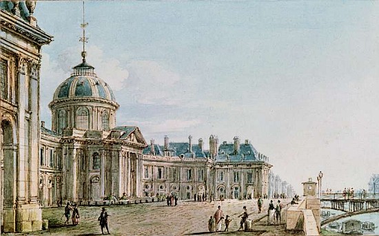 View of the College des Quatre Nations, Paris, c.1810 von Victor Jean Nicolle