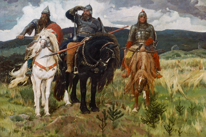 Epic Heroes von Victor Mikhailovich Vasnetsov