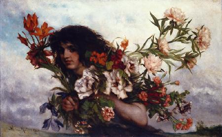 Blumenmädchen 1871