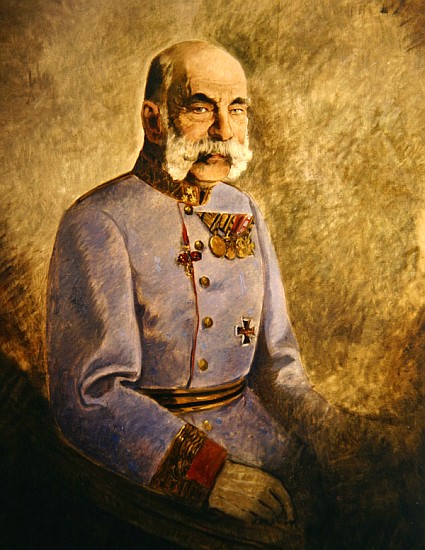 Franz Joseph I of Austria, c.1916 von Vienna Nedomansky Studio