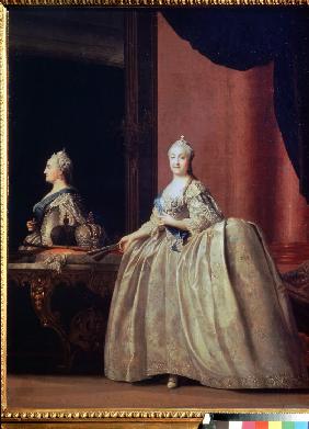 Kaiserin Katharina II. vor dem Spiegel 1779