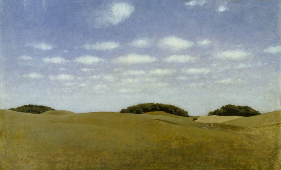 Landscape from Lejre von Vilhelm Hammershoi