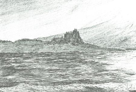Duart Castle from ferry 2007