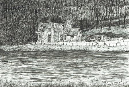 house across the river Spey 2006