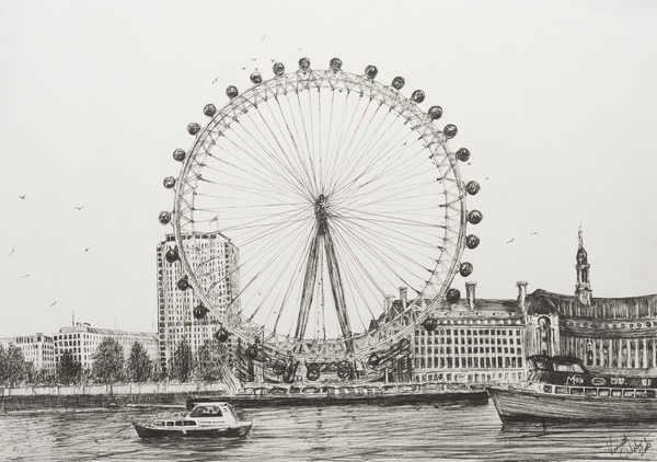 The London Eye von Vincent Alexander Booth