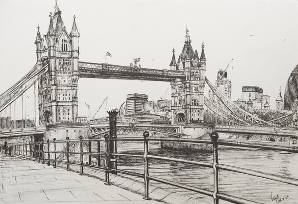 Tower Bridge London von Vincent Alexander Booth