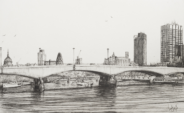 Waterloo Bridge London von Vincent Alexander Booth