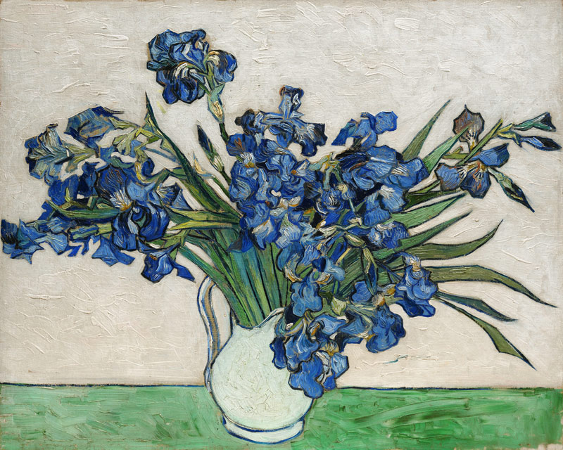 Vase mit Schwertlilien von Vincent van Gogh