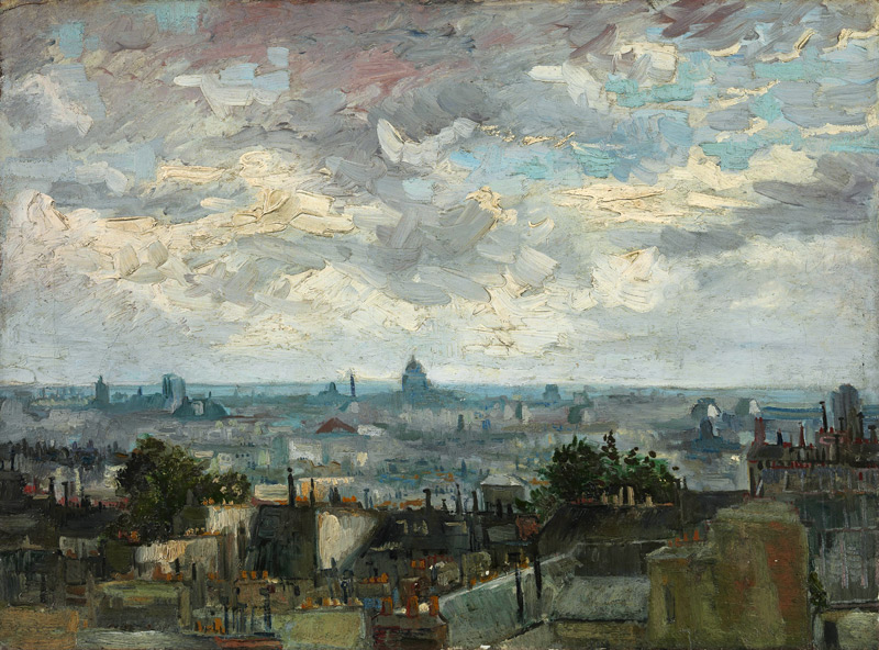 Blick auf Paris von Vincent van Gogh