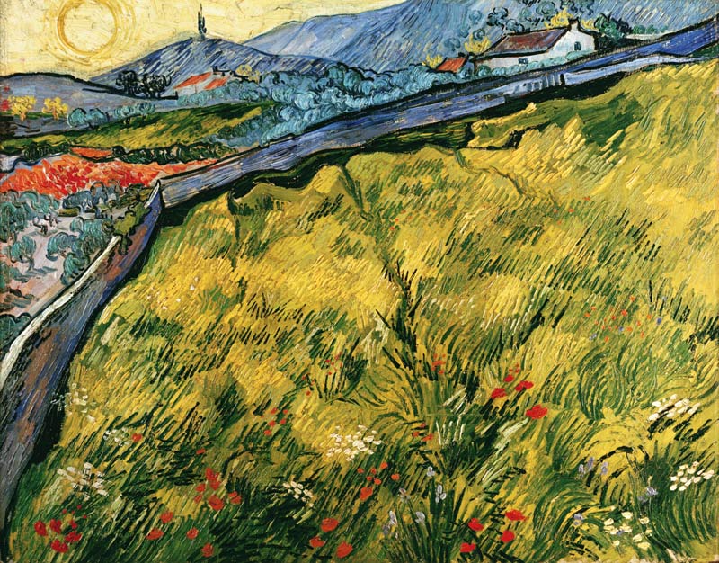 Cornfield at sunrise von Vincent van Gogh