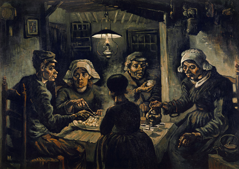 Die Kartoffelesser von Vincent van Gogh