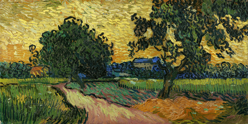 Landschaft in der Dämmerung von Vincent van Gogh