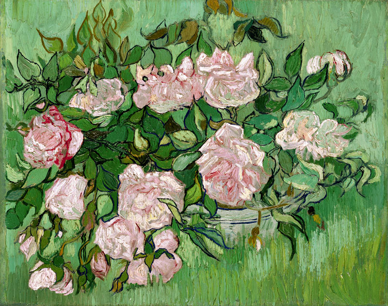 Pink Roses von Vincent van Gogh