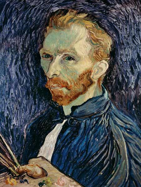 Selbstbildnis mit Palette von Vincent van Gogh