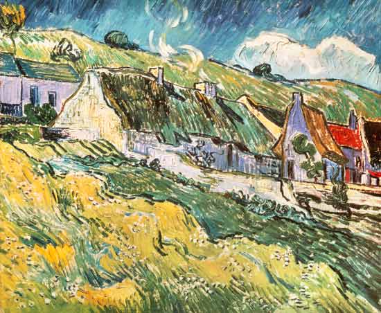 Cottages at Auvers-sur-Oise von Vincent van Gogh