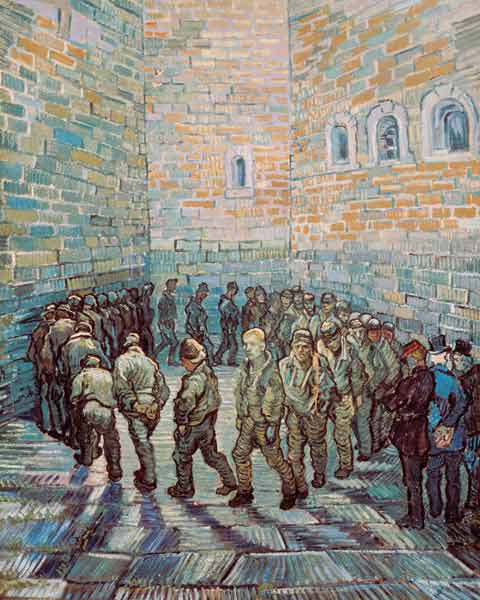 Die Runde der Gefangenen von Vincent van Gogh