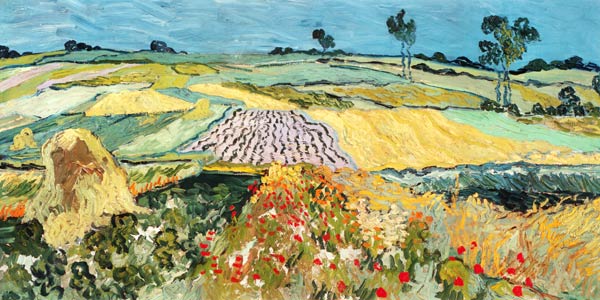 Ebene bei Auvers von Vincent van Gogh