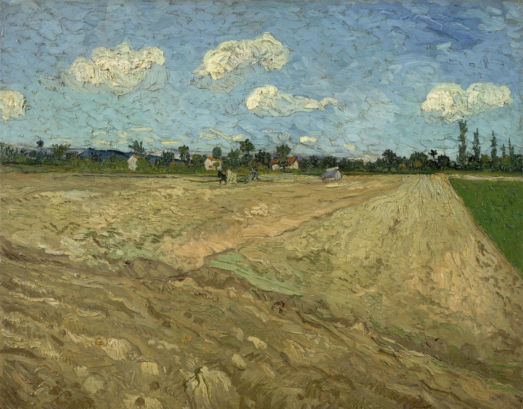 Gepflügter Acker (Furchen) von Vincent van Gogh