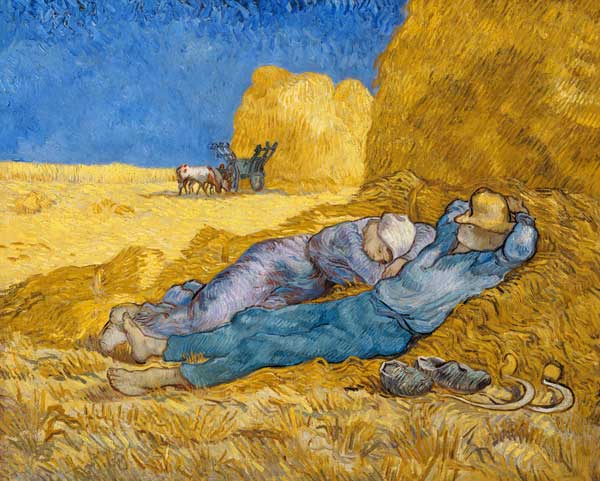 Mittagsrast von Vincent van Gogh