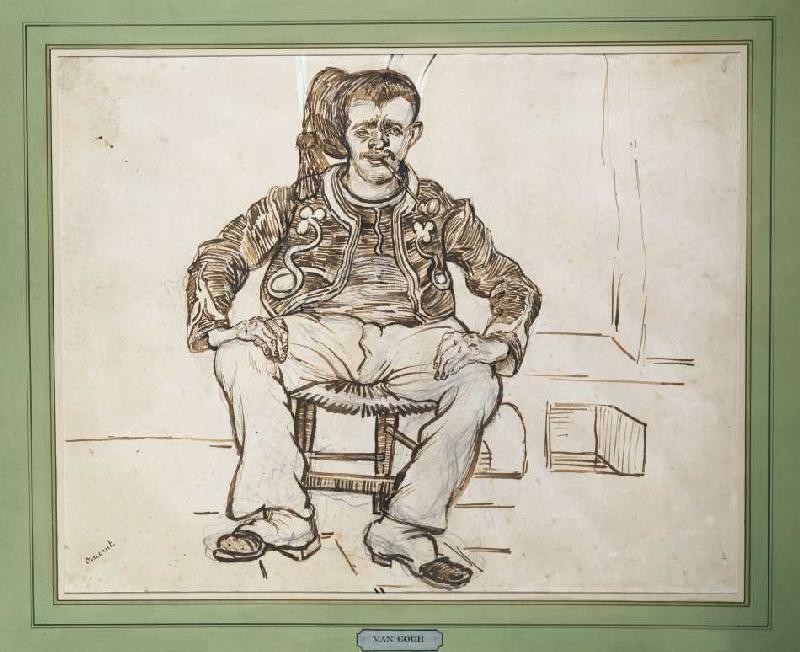 Sitzender Zuave von Vincent van Gogh