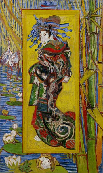 Die Kurtisane (nach Eisen) von Vincent van Gogh