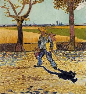 Der Maler auf dem Weg zur Arbeit 1888