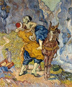 Der gute Samariter (nach Delacroix) 1889