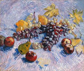 Trauben, Zitronen, Birnen und Äpfel 1887