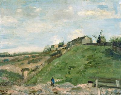 Hügel von Montmartre mit Steinbruch 1886