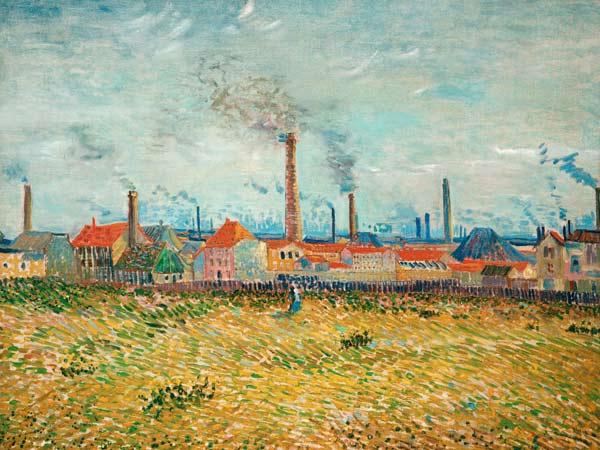 Fabriken in Asnières 1887