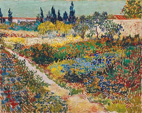 Der Garten bei Arles 1888