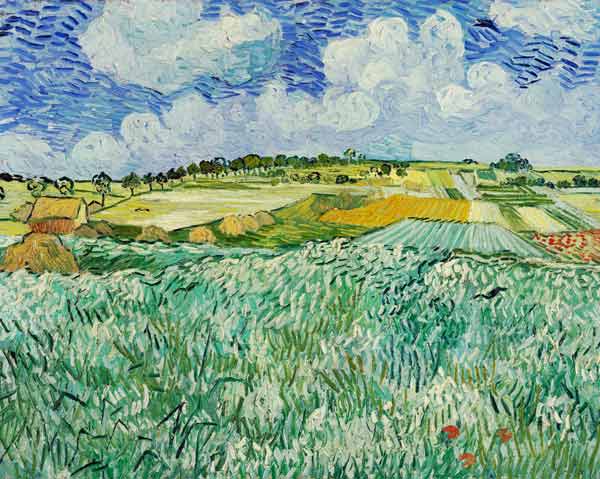 Die Ebene bei Auvers von Vincent van Gogh