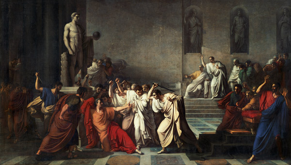 The Death of Julius Caesar von Vincenzo Camuccini