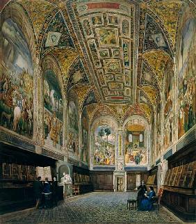 The Piccolomini Library, Siena 19th C.