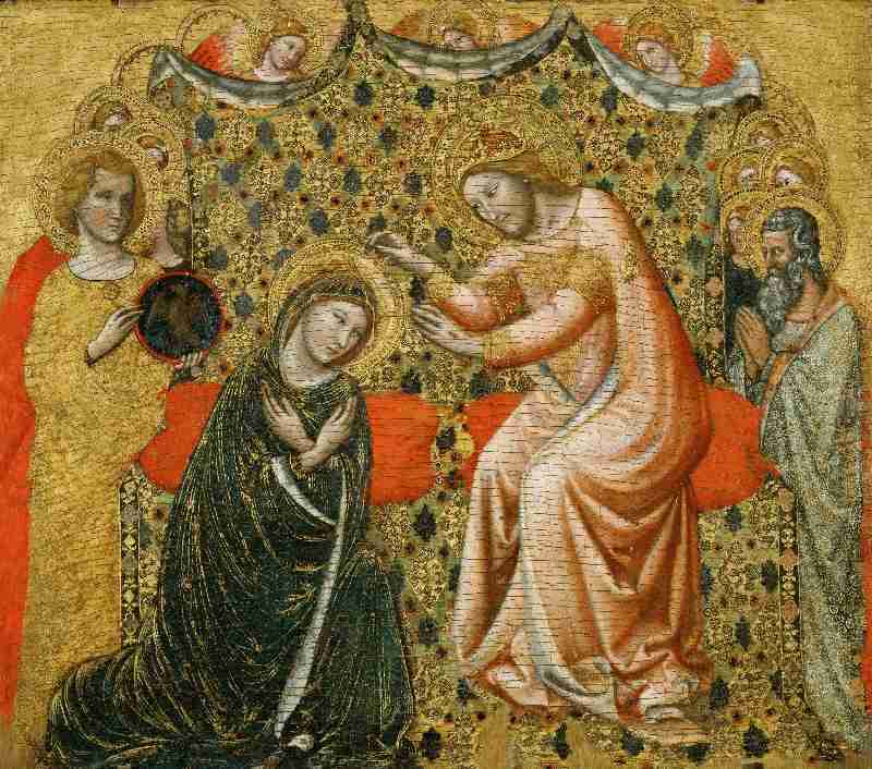Die Krönung Marias von Vitale da Bologna