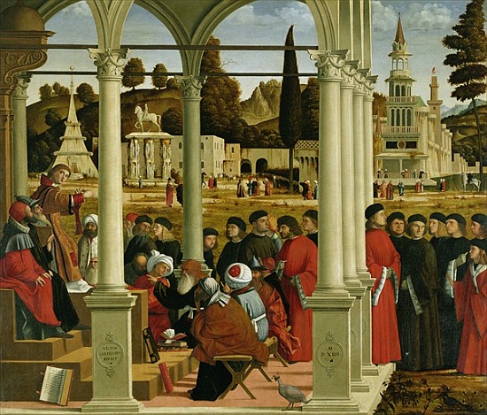 Debate of St. Stephen von Vittore Carpaccio