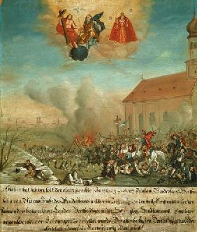 Votivbild für die Errettung aus der Sendlinger Bauernschlacht Weihnachten 1705