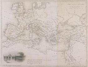The Roman Empire, c.1850 (engraving) 1810