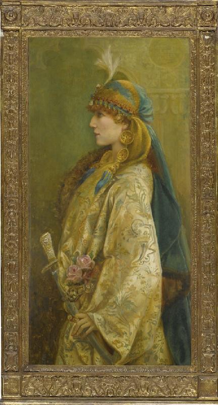 Porträt von Sarah Bernhardt als Roxanna in "Adrienne Lecouvreur" von Walford Graham Robertson