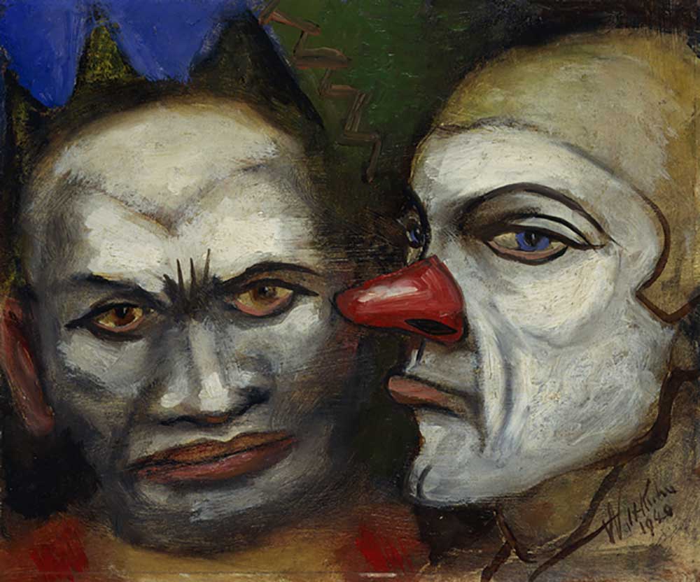 Zwei Clowns, 1940 von Walt Kuhn