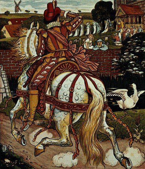 ''Margery''s brother returns from far off lands'': from Little Goody Two Shoes von Walter Crane
