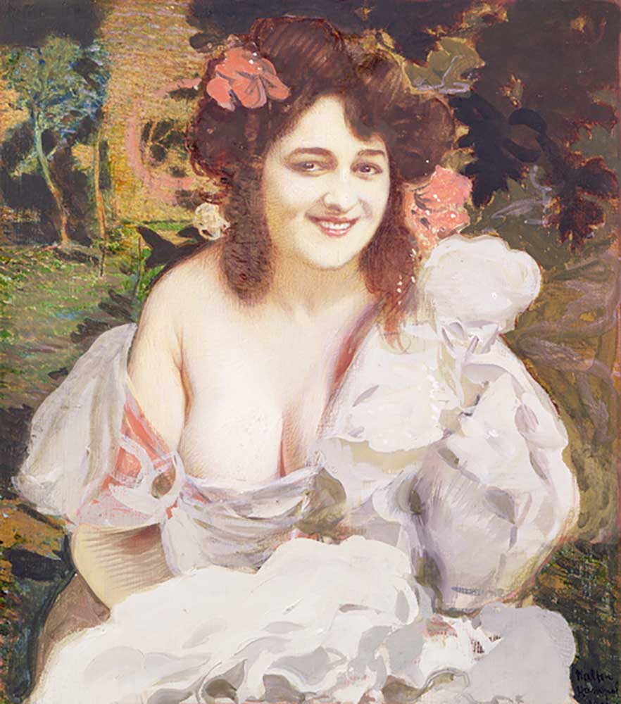 Flirt, 1902 von Walter Sigmund Hampel